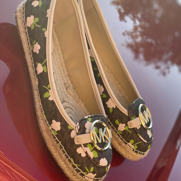 Michael kors Lillie espadrilles flat size 9 brown - Picture 4 of 10